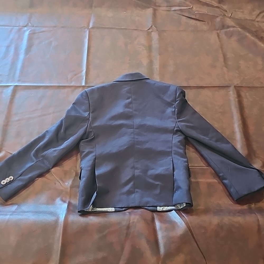 N English Laundry Dress Coat Navy Sz 7 Kids - Picture 3 of 5